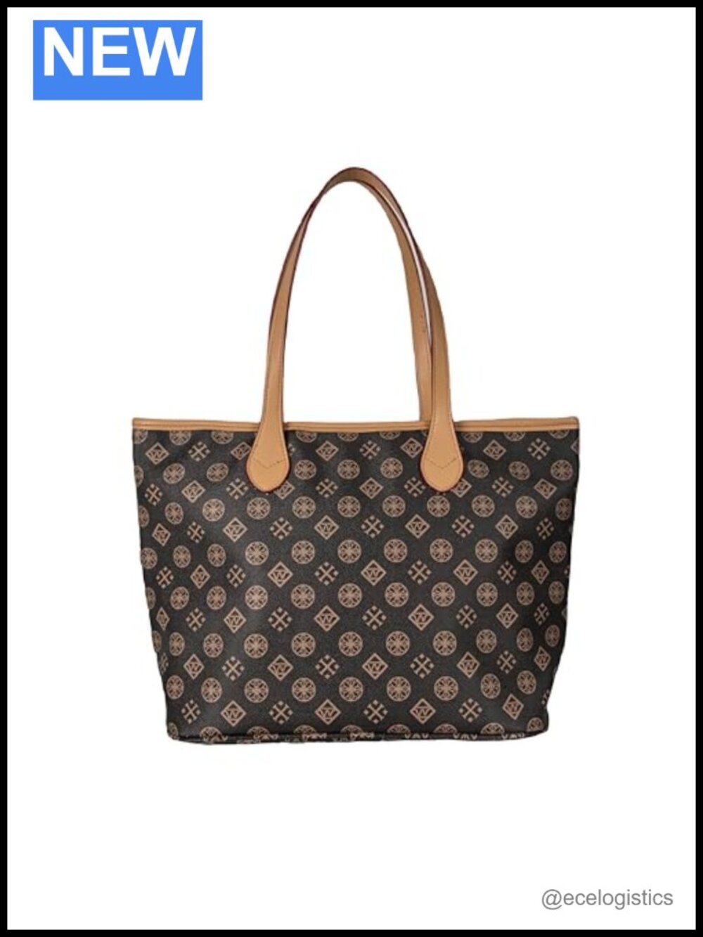Women Tote Bag Soft Handbag Vintage Shoulder Purse Faux Leather Large